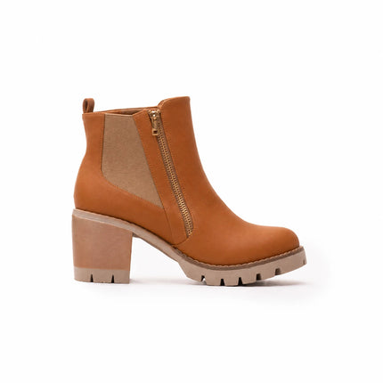 Botines Mujer Bolonia - Camel