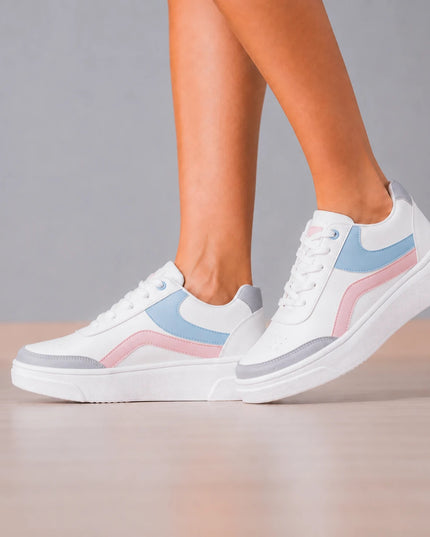 Zapatillas Urbanas Mujer Boom - Celeste