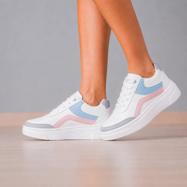 Zapatillas Urbanas Mujer Boom - Celeste