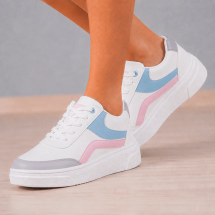 Zapatillas Urbanas Mujer Boom - Celeste