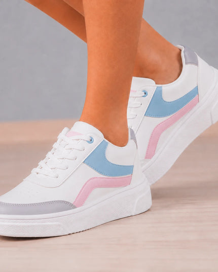 Zapatillas Urbanas Mujer Boom - Celeste