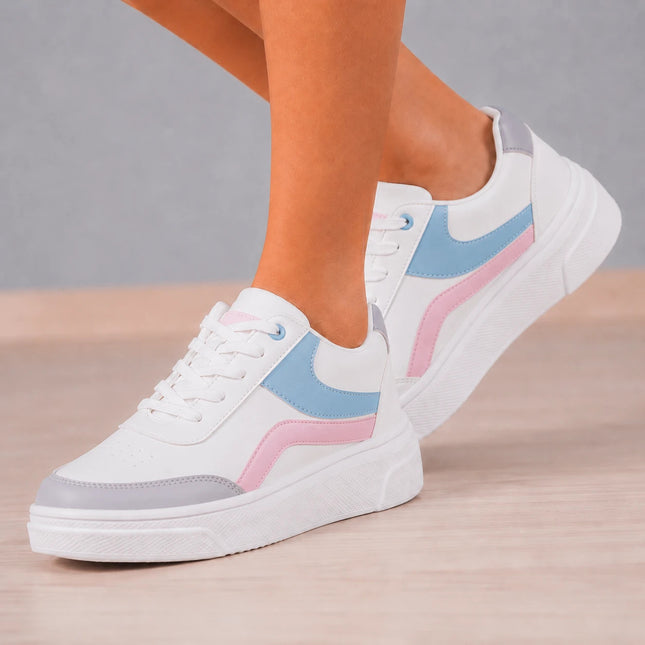 Zapatillas Urbanas Mujer Boom - Celeste