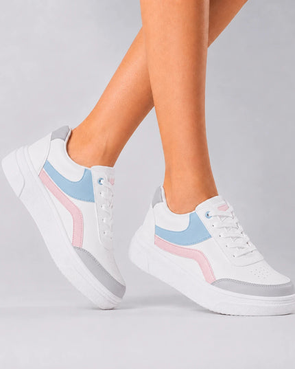 Zapatillas Urbanas Mujer Boom - Celeste