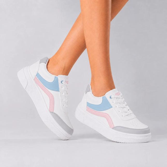 Zapatillas Urbanas Mujer Boom - Celeste
