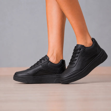 Zapatillas Urbanas Mujer Boom - Negro