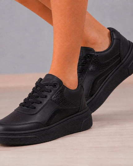 Zapatillas Urbanas Mujer Boom - Negro