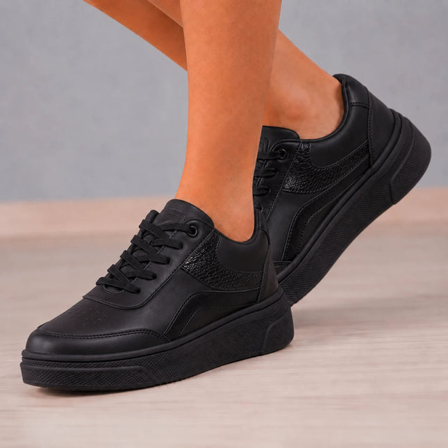 Zapatillas Urbanas Mujer Boom - Negro