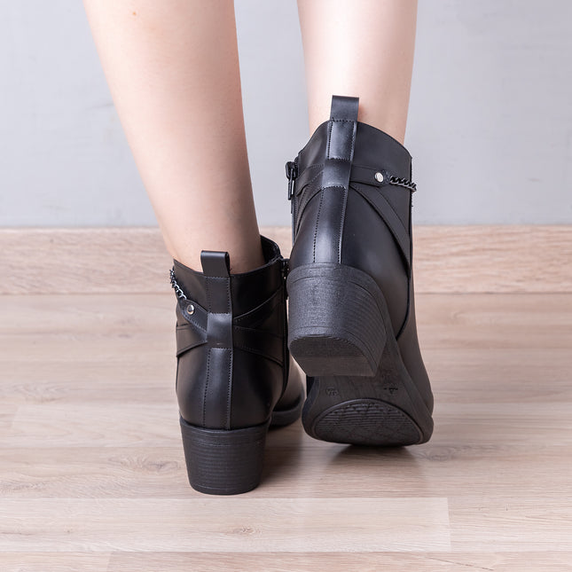 Botines Mujer Alice - Negro Total