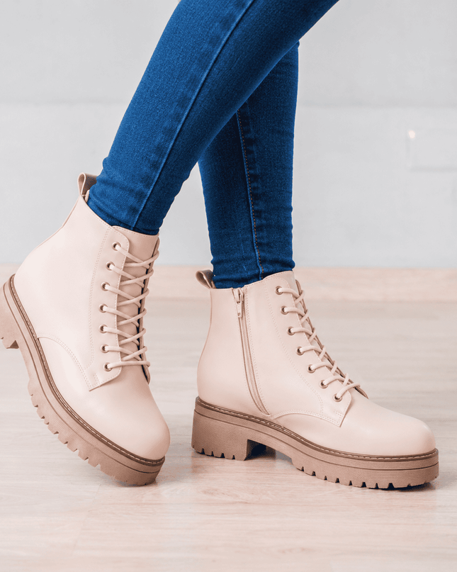 Botas Mujer Bado  - Nude
