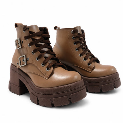 Botas Mujer Bardo - Marron Claro