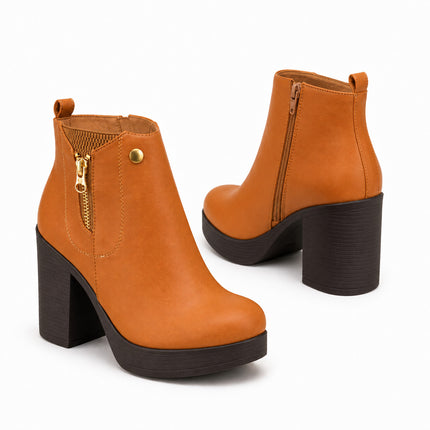 Botas Mujer Belgrado - Camel