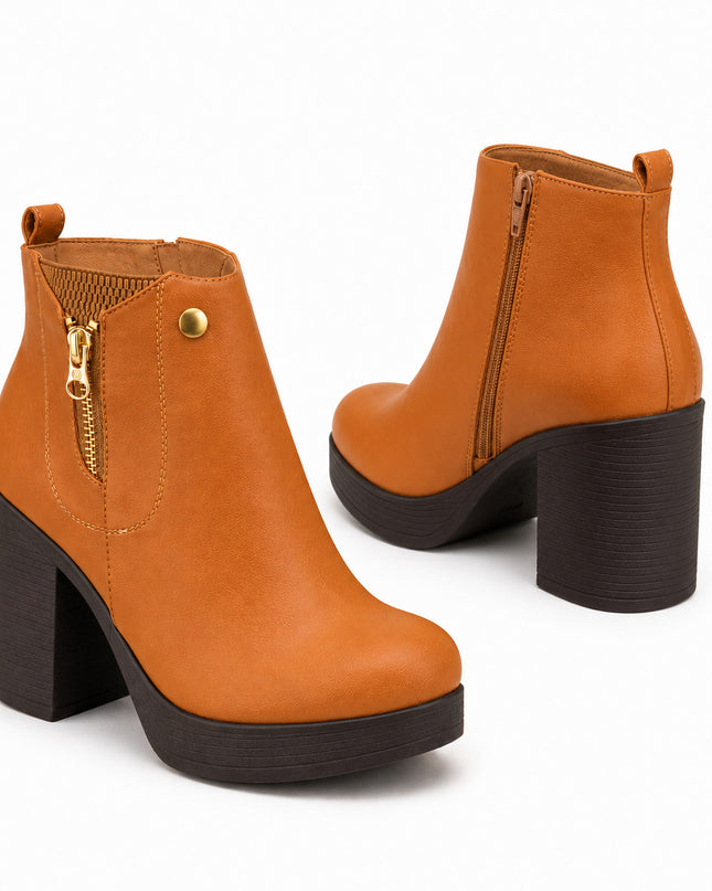 Botas Mujer Belgrado - Camel