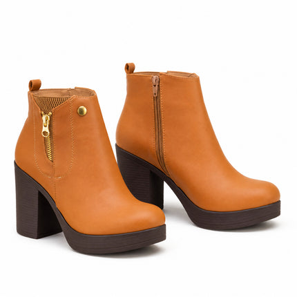 Botas Mujer Belgrado - Camel