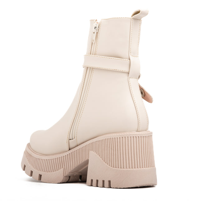Botas Mujer Buttom - Nude