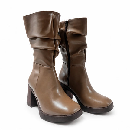 Botas Mujer Chunny - Marrón Claro