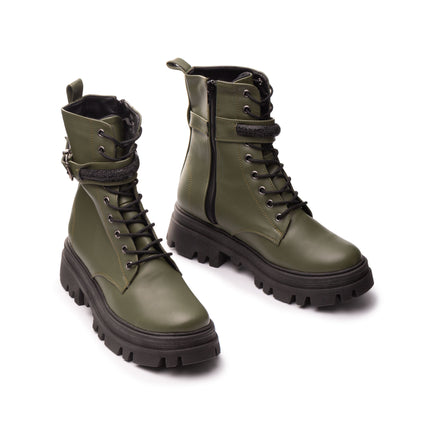 Botas Mujer Coast - militar