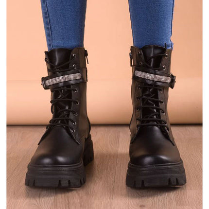 Botas Mujer Coast - Negro Plata