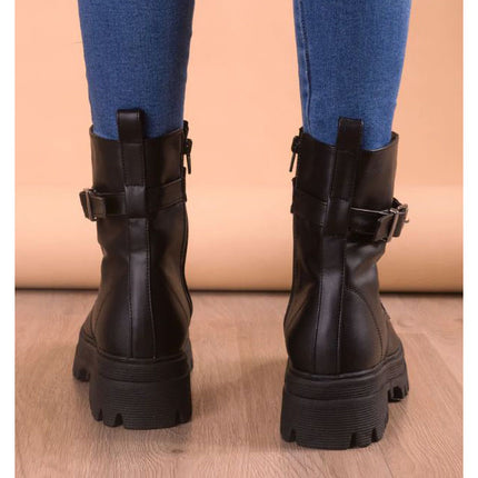 Botas Mujer Coast - Negro Plata