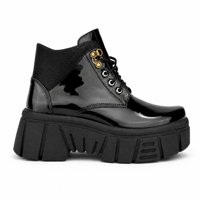 Botas Mujer Denizli - Negro Charol