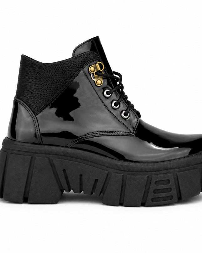 Botas Mujer Denizli - Negro Charol