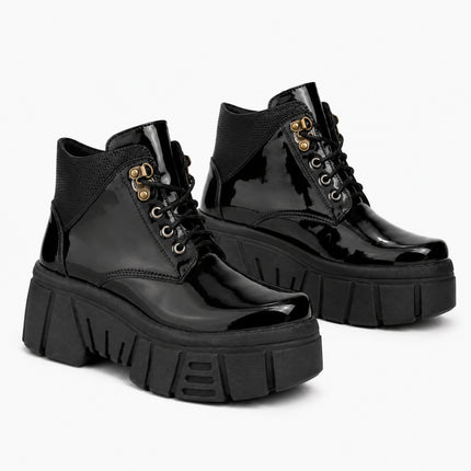 Botas Mujer Denizli - Negro Charol