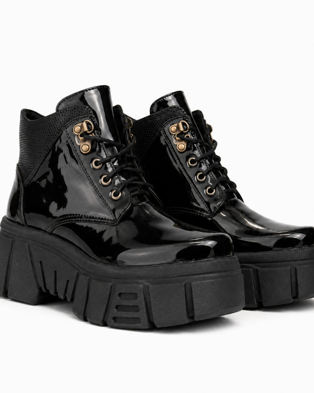Botas Mujer Denizli - Negro Charol