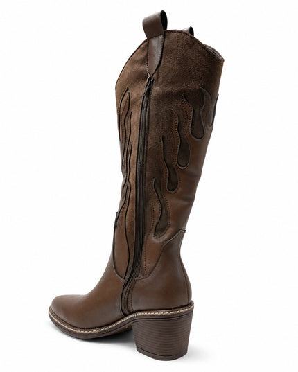 Botas Mujer Famus - Marrón