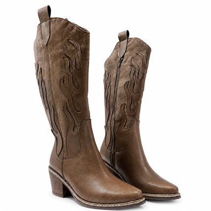 Botas Mujer Famus - Marrón