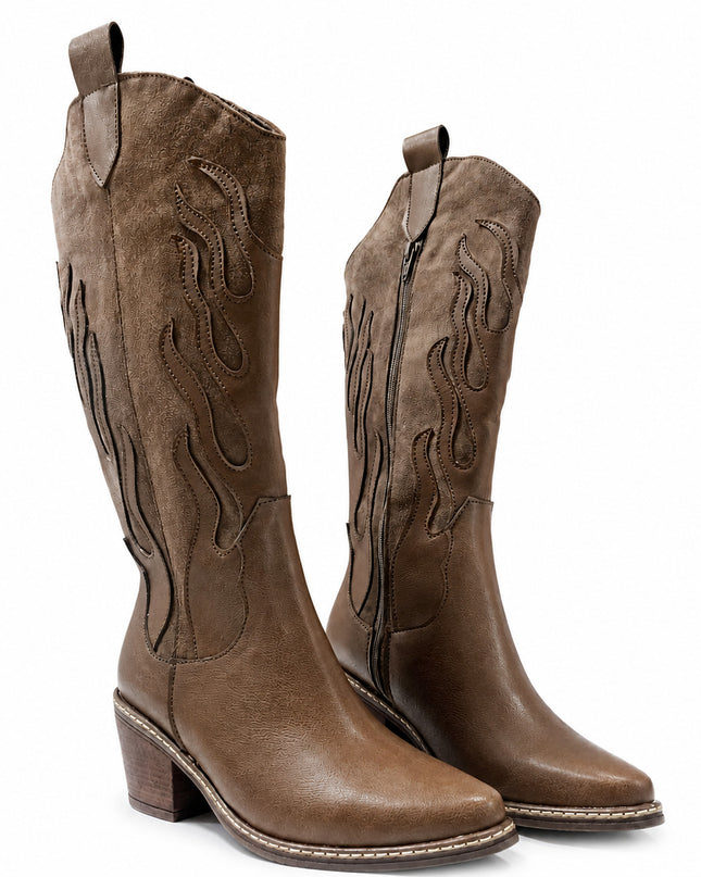 Botas Mujer Famus - Marrón