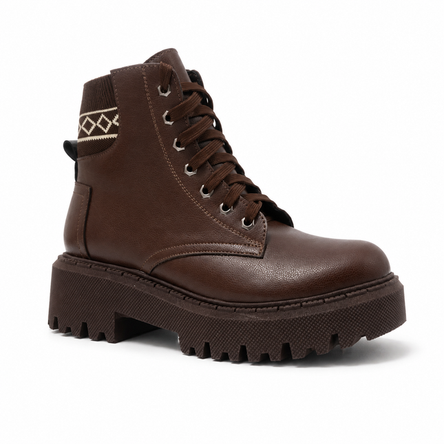 Botines Mujer Flora - Marrón