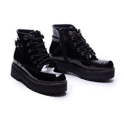 Botas Mujer Itagua  - Negro Charol