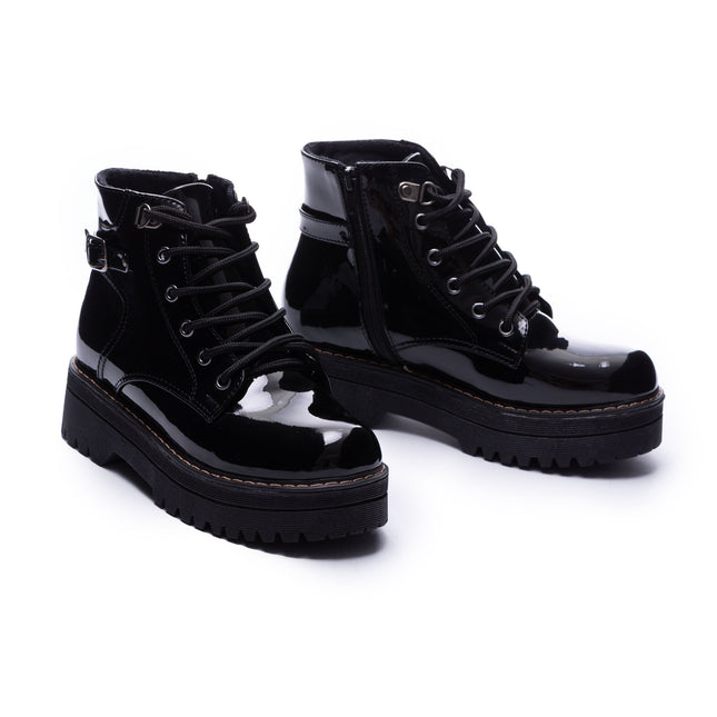 Botas Mujer Itagua  - Negro Charol
