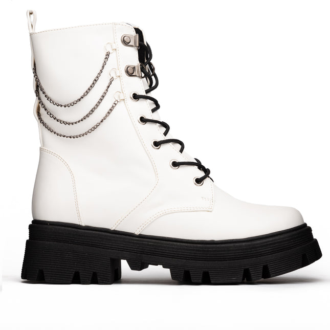 Botas Mujer Kansas - Blanco