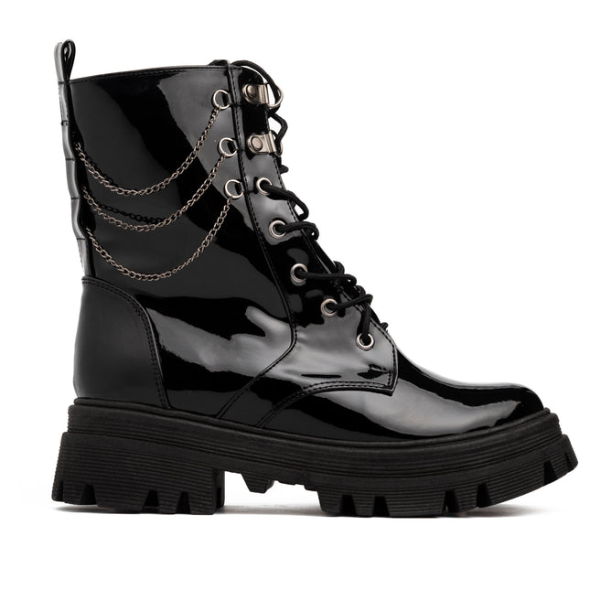 Botas Mujer Kansas - Negro Charol