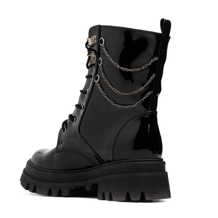 Botas Mujer Kansas - Negro Charol