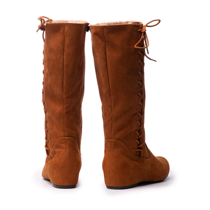 Botas Mujer Karratha - Camel Gamuza