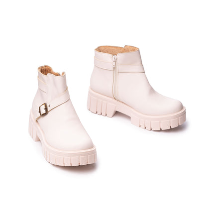 Botínes Mujer Lillie - Beige