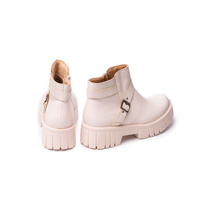 Botínes Mujer Lillie - Beige
