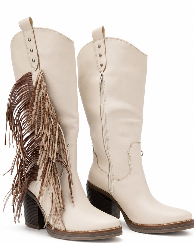 Botas Mujer Maiki - Nude