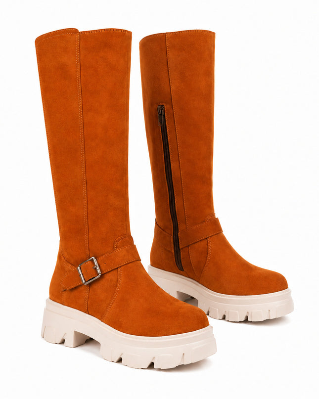 Botas Mujer Modansa - Camel