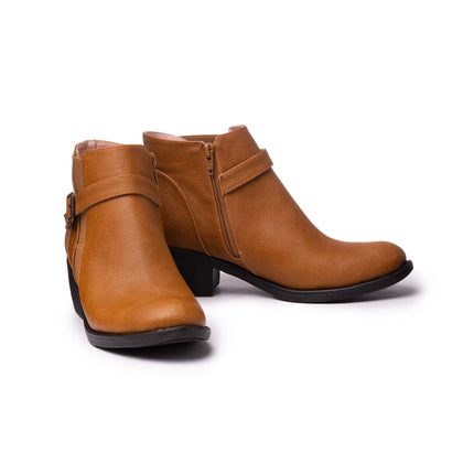Botines Mujer Nara - Camel