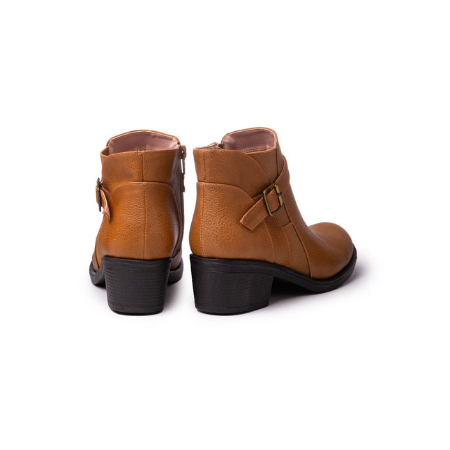 Botines Mujer Nara - Camel