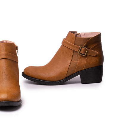 Botines Mujer Nara - Camel