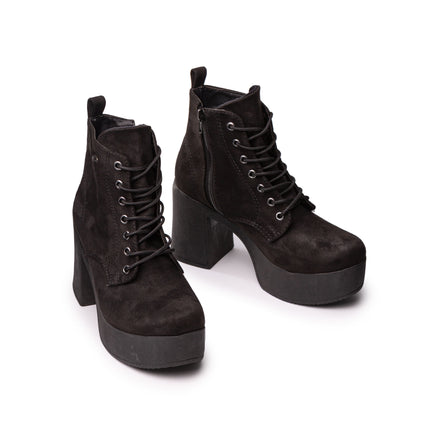 Botas Mujer Razgrad - Negro Gamuza