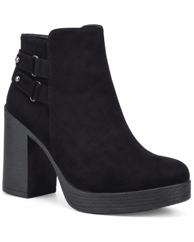 Botas Mujer Sabadell - Negro Gamuza