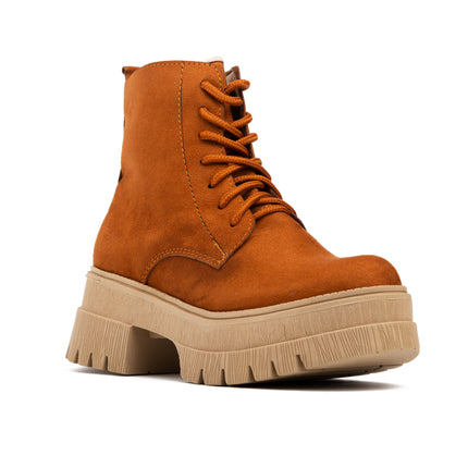 Botas Mujer San Lorenzo  - Camel Gamuza