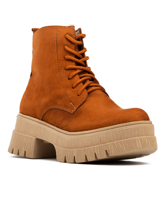 Botas San Lorenzo  - Camel Gamuza