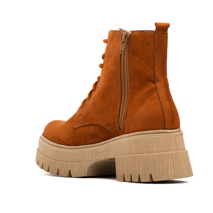 Botas Mujer San Lorenzo  - Camel Gamuza