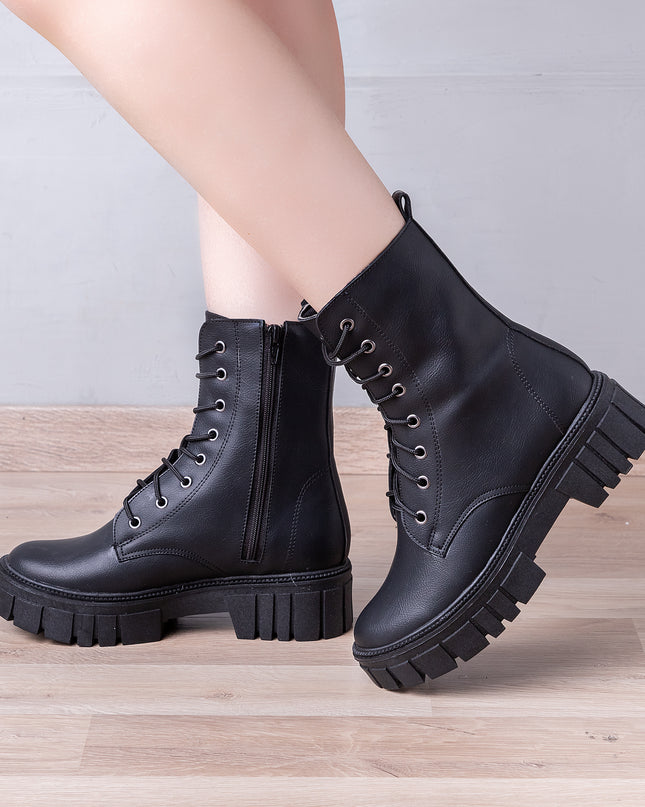 Botas San Lorenzo - Negro Cuero