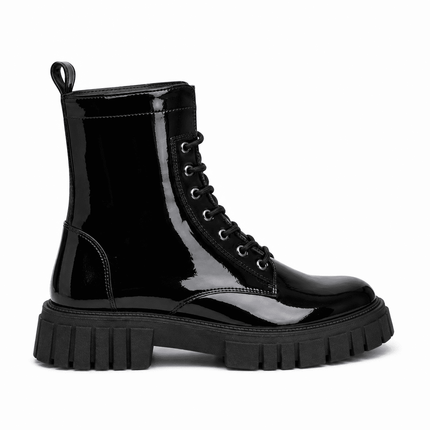 Botas  Mujer Tavai - Negro Charol